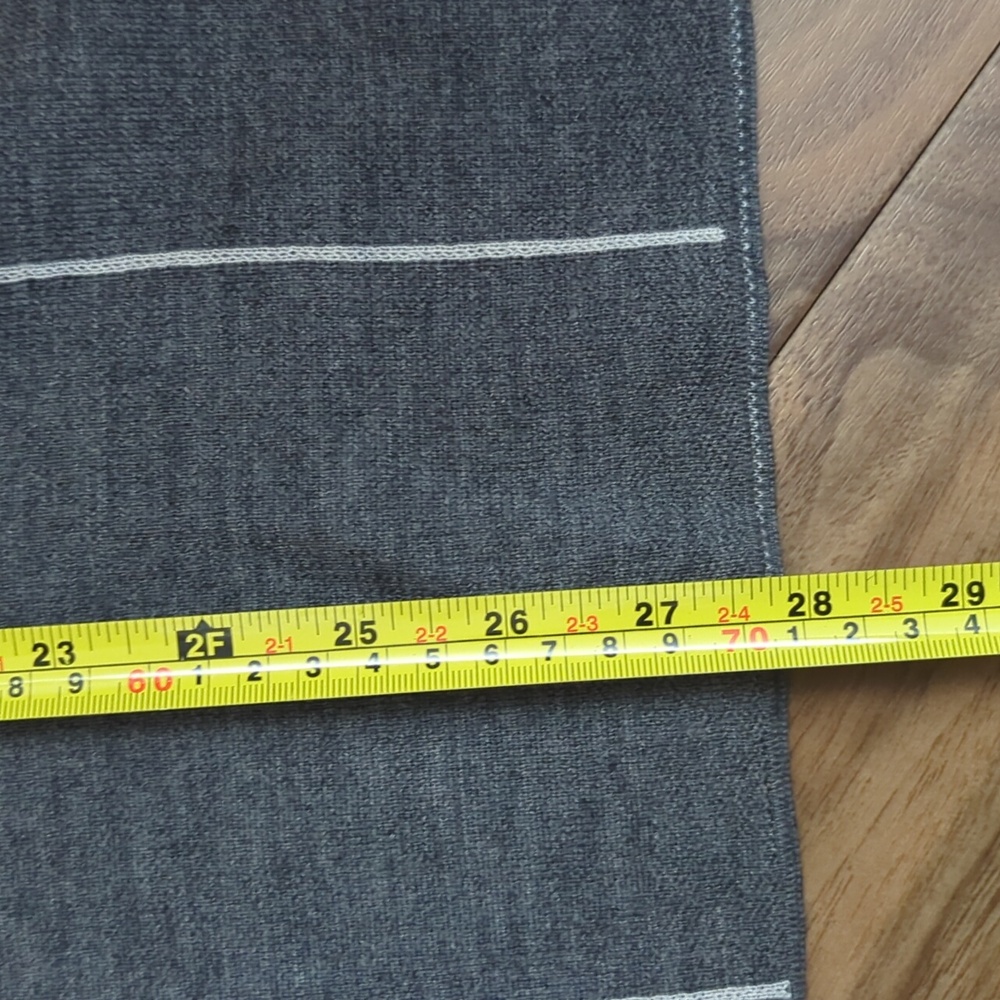 Eileen Fisher Merino Wool Windowpane Zip Cardigan Sweater - Picture 8 of 9
